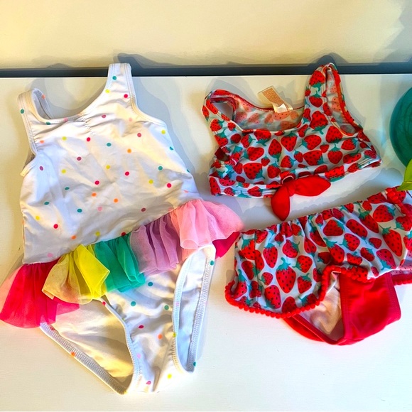 Cat & Jack Other - Bundle of Girls 3T swimsuits